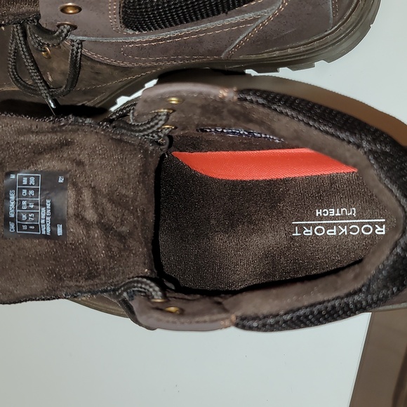 Rockport sz 8 brown leather boot - Picture 8 of 12